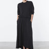 Enza Costa Twill Circle Skirt in Black - Estilo Boutique