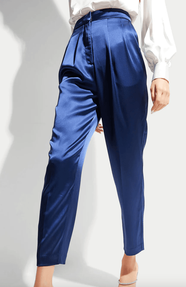 Generation Love Portia Satin Pants in Navy - Estilo Boutique
