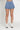 Gold Hinge Pleated Tennis Skirt in Dusty Blue - Estilo Boutique