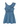 Habitual Girl Ruffled Shoulder Dress in Indigo - Estilo Boutique