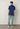 Hartford Slub Jersey Polo in Worker Blue - Estilo Boutique