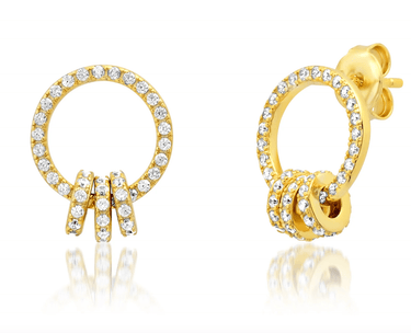 Jen Hansen Dazzling Eternity Studs - Estilo Boutique