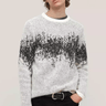John Varvatos Sterling Sweater in White - Estilo Boutique