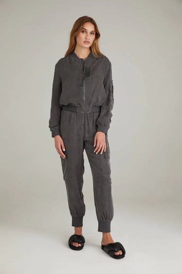 JS71 Lucia Jacket in Asphalt - Estilo Boutique