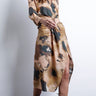 Karina Grimaldi Willow Print Midi Dress in Doe Watercolor - Estilo Boutique