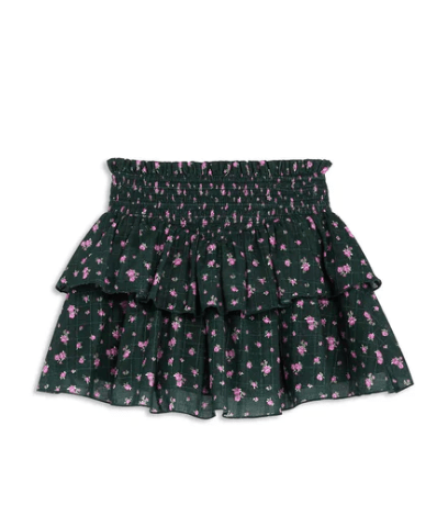 KatieJ Junior Brooke Skirt in Pine Floral - Estilo Boutique