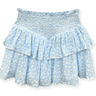 KatieJ Tween Brooke Print Skirt in Blue Ditsy Floral - Estilo Boutique