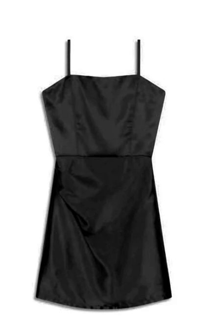 Katie Black Strappy Backless Mini Dress