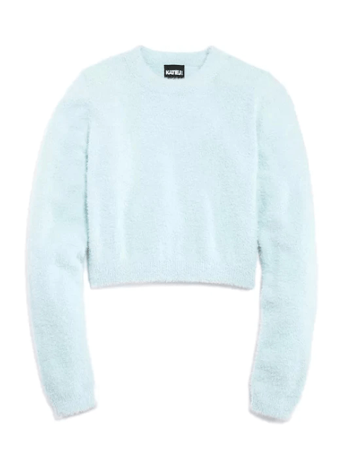 KatieJ Tween Mara Sweater in Baby Blue - Estilo Boutique
