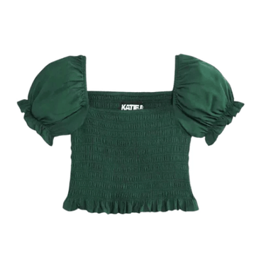 KatieJ Tween Marlee Top in Pine - Estilo Boutique