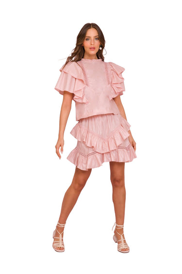 Lalibela Clear Shorts Short in Pink Pancake - Estilo Boutique