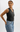 Lamarque Firmina Leather Ruched Top in Black - Estilo Boutique