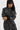 Lamarque Xaia Faux Leather Convertible Bomber Jacket in Vintage Black - Estilo Boutique