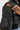 Lamarque Xaia Faux Leather Convertible Bomber Jacket in Vintage Black - Estilo Boutique