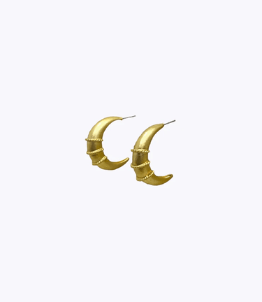 LaSierra New Moon Hoops - Estilo Boutique