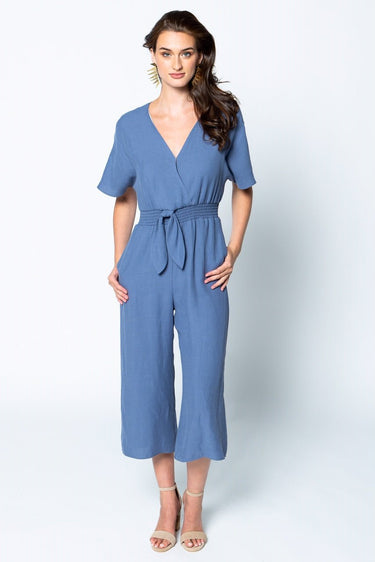 Lavender Brown Romper - Estilo Boutique