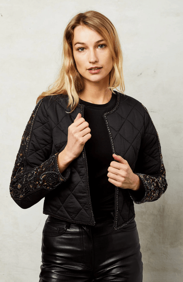 Love the Label Martina Jacket in Black - Estilo Boutique
