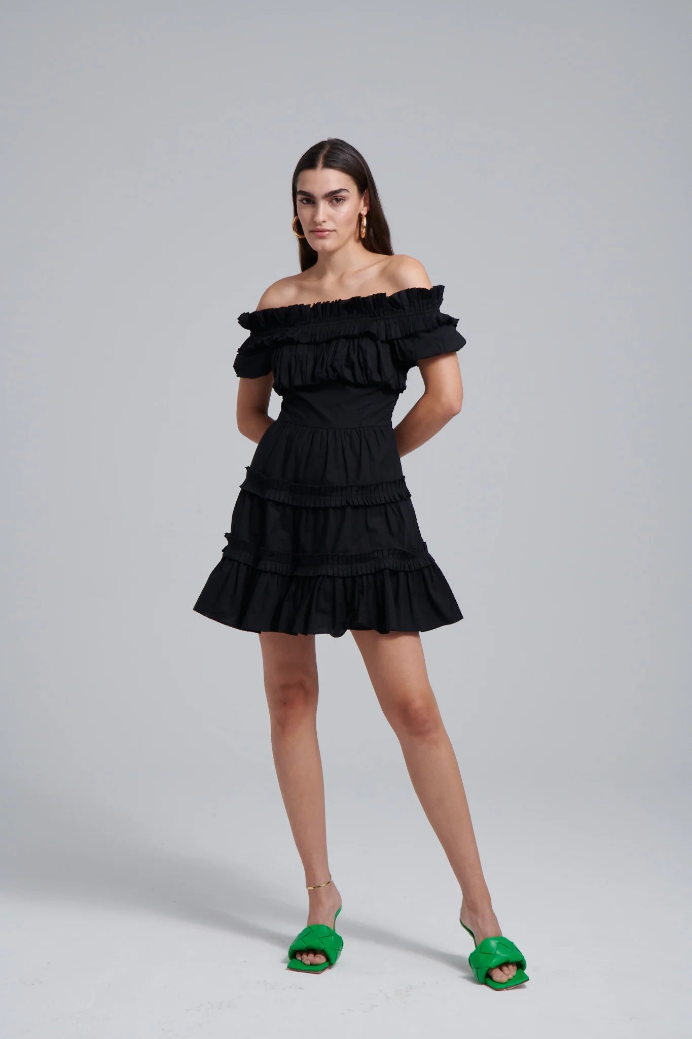 Love The Label Rosaline Dress in Black - Estilo Boutique