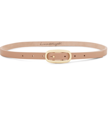 Lovestrength Indo Leather Belt, Ruby Tan - Estilo Boutique