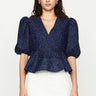 Marie Oliver Everly Top in Sapphire Plume - Estilo Boutique