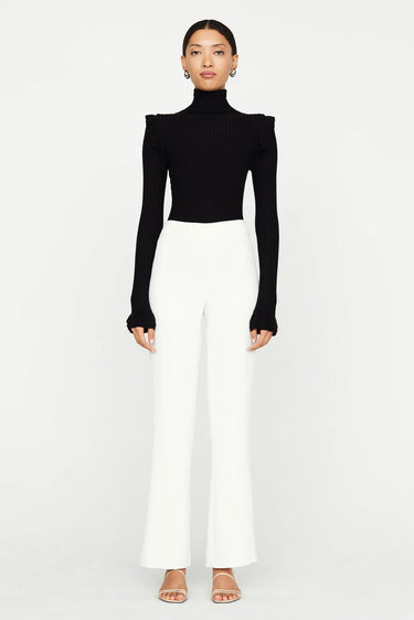 Marie Oliver Mia Slim Pant in Bone - Estilo Boutique