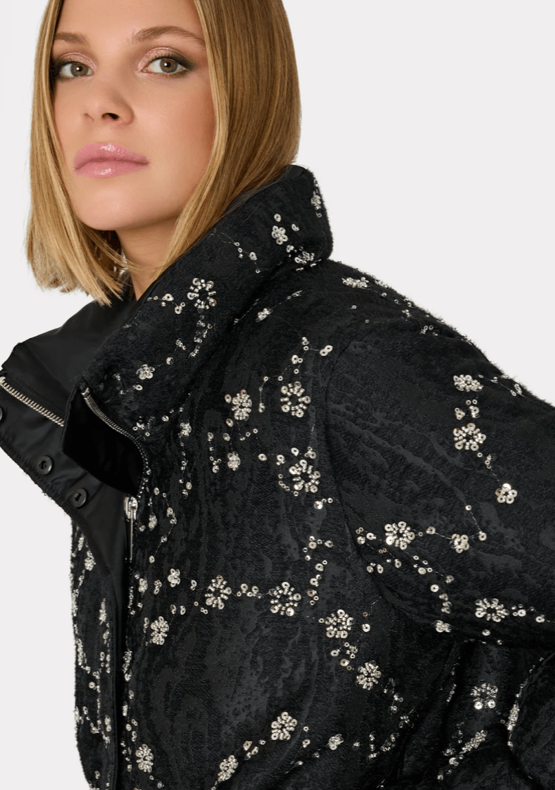 Milly Hayes Cropped Beaded Puffer - Estilo Boutique
