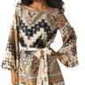 Misa Twiggy Dress in Alhambra Mosaic - Estilo Boutique