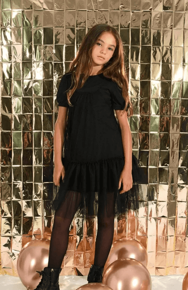 Molly Bracken Dress with Tulle and Gathers - Estilo Boutique