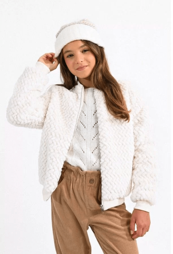 Molly Bracken Textured Zipped Jacket - Estilo Boutique