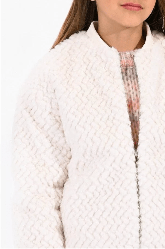 Molly Bracken Textured Zipped Jacket - Estilo Boutique
