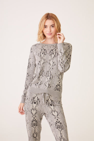 Monrow Snake Raglan Sweater - Estilo Boutique