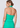 Monrow Varigated Rib Halter Tank in Peacock Green - Estilo Boutique
