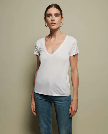 Nation Blair Tee in White - Estilo Boutique