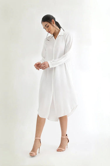 Neu Nomads Essential Dress in White - Estilo Boutique