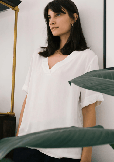 Neu Nomads Keeley Blouse in White - Estilo Boutique