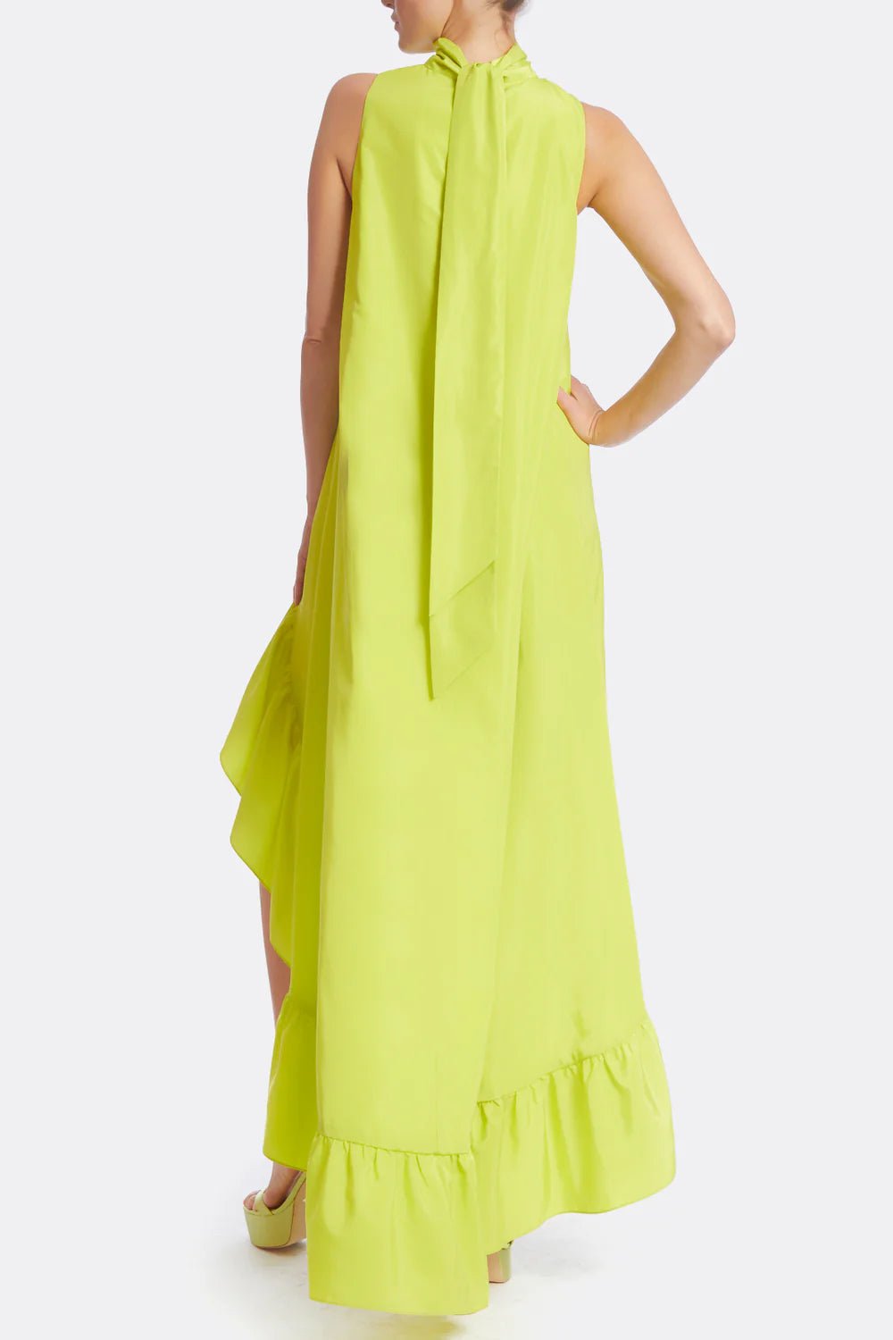 One33 Yolanda Dress in Lime - Estilo Boutique