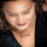 Paula Rosen Big Love Necklace in Gold - Estilo Boutique