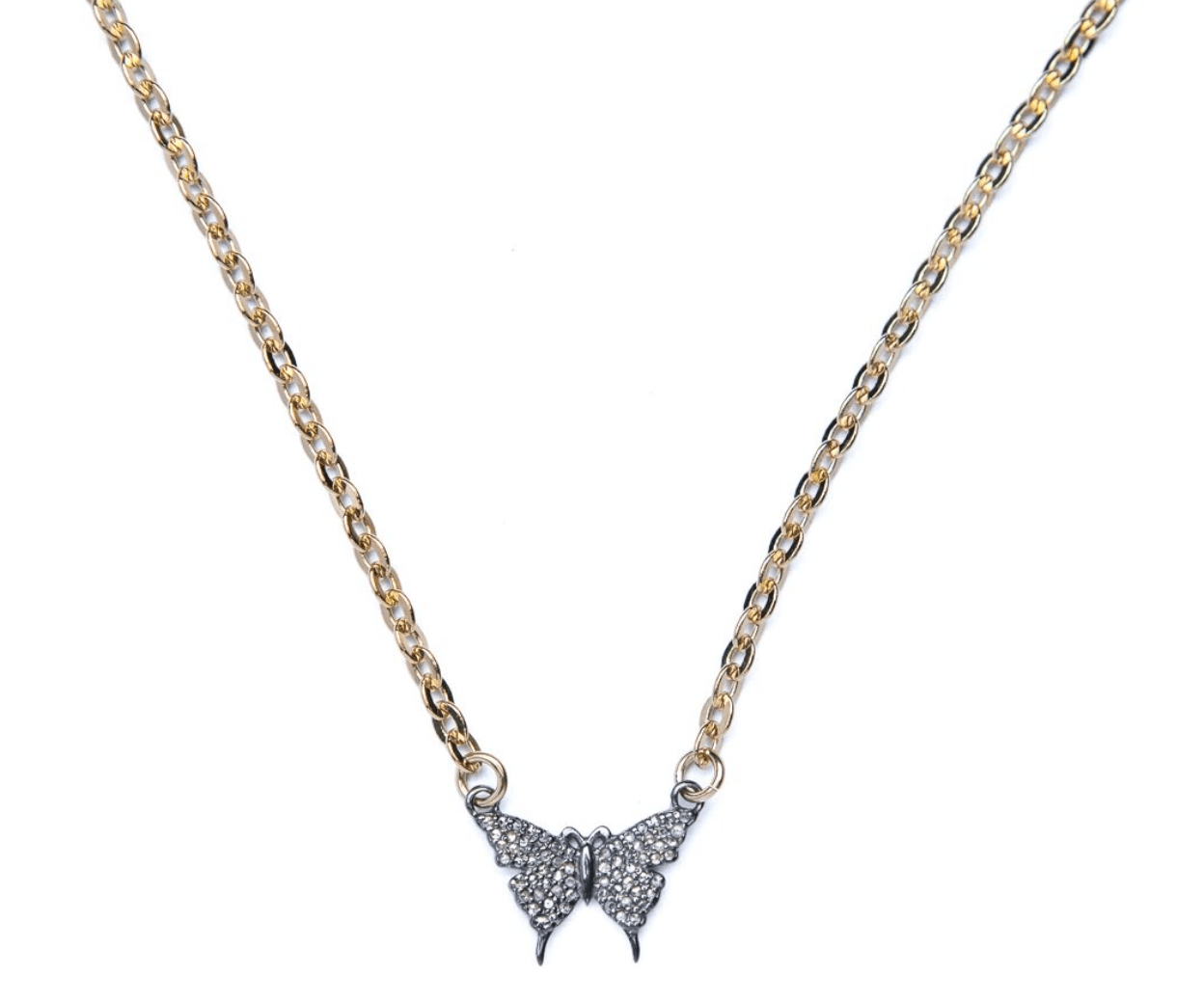 Paula Rosen Diamond Butterfly Necklace - Estilo Boutique