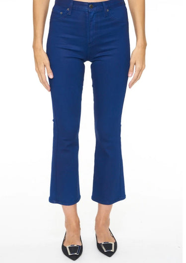 Pistola Lennon High Rise Crop in Coated Sapphire - Estilo Boutique