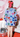 Queen Of Sparkles Rainbow Foil Heart Sweater in Dusty Blue - Estilo Boutique