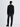 Rag & Bone Garment Dyed Waffle Henley in Black - Estilo Boutique