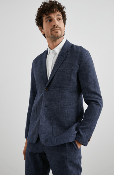 Rails Idris Blazer in Navy - Estilo Boutique