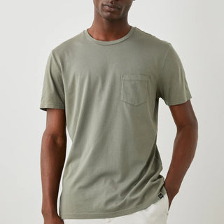 Rails Johnny T-Shirt in Olive - Estilo Boutique
