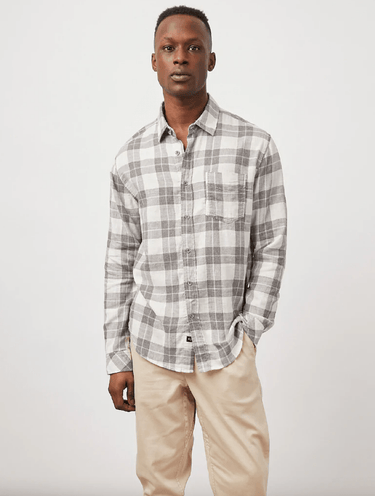 Rails Wyatt Shirt in Anthrocite Sky Melange - Estilo Boutique