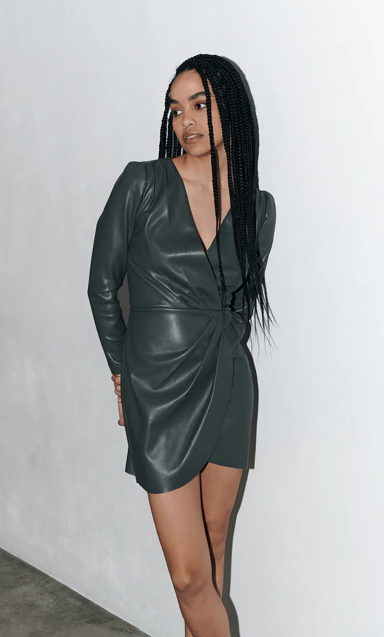 saylor leather dress Veronicka Dress by Saylor