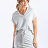 Sundays Ava Skirt in Heathered Grey - Estilo Boutique