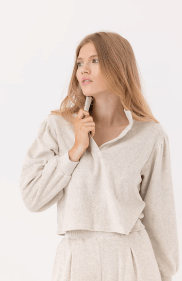 Sundays Connor Pullover in Ash Grey - Estilo Boutique