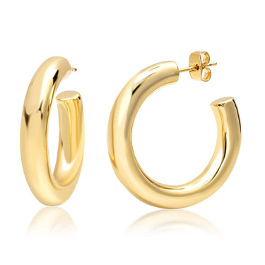 Tai Jewelry Gold Huggie Hoops - Estilo Boutique
