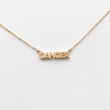 Thatch Zodiac Block Font Script Necklace - Estilo Boutique