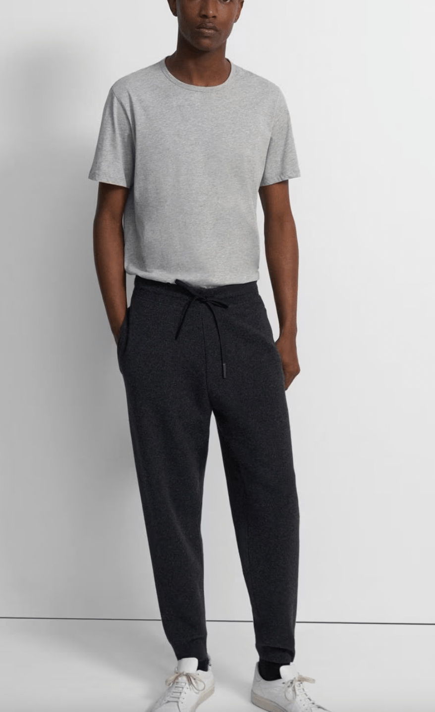 Theory Alcos Tapered Pant in Pestle Melange - Estilo Boutique